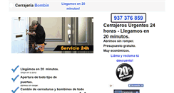 Desktop Screenshot of cerrajerosdebarcelona.es