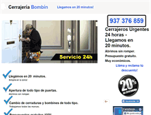 Tablet Screenshot of cerrajerosdebarcelona.es